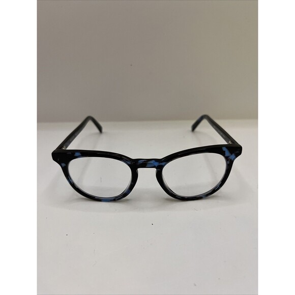 Warby Parker Sadie Eyeglasses N - Narrow Round Frames Only Blue 46-19-140 - Picture 1 of 6